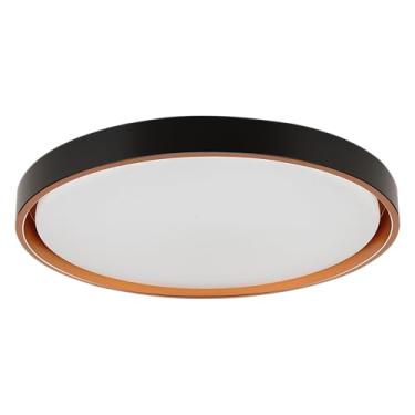 Imagem de Hevvy Plafon Redondo Preto e Dourado 48W 41cm - LY-8762M Pt+Dr