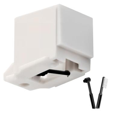 Imagem de Agulhas de cartucho de toca-discos brancas para ATN3600L, compatíveis com Audio-Technica ATPL30/ATPL50/ATLP60/ATLP60USB/ATLP2D/ATLP2DUSB toca-discos de vinil