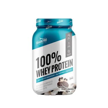 Imagem de 100% Whey Protein - 450g Cookies - Shark Pro-Masculino
