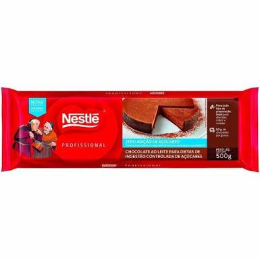 Imagem de Barra De Chocolate Ao Leite Diet Cobertura Profissional Nestlé 500g