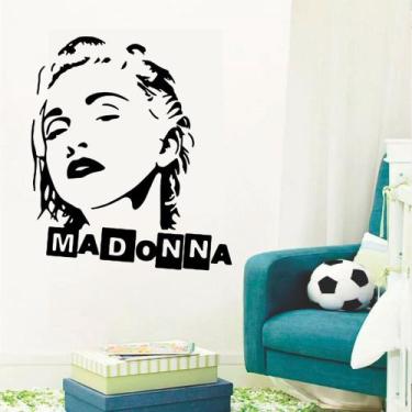Imagem de Adesivo de Parede Decorativo Madonna Musica Pop - V3 Shop
