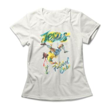 Imagem de Camiseta Feminina Jesus Futebol Clube - Studio Geek, P, Off white