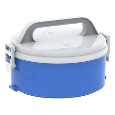 Imagem de 2X Marmita Termica Alça 1,5L Sem Divisória Microondas Sopran