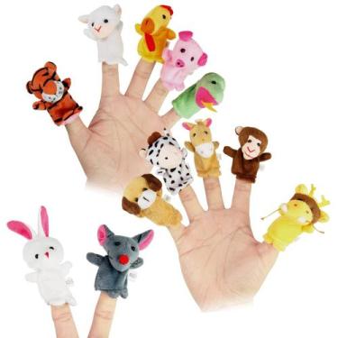 Imagem de Conjunto de fantoches Sealive Story Time Animals, 12 unidades para cri