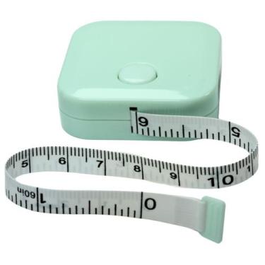 Imagem de Trena Fita Metrica 150 Cm Corporal Saude - LOVE SAUDE, VERDE QUADRADA