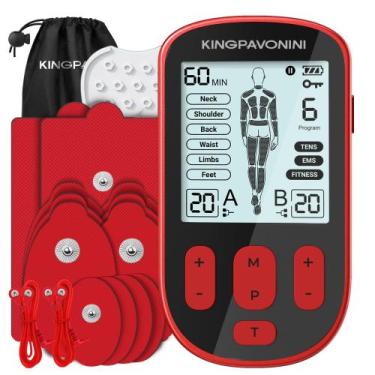 Imagem de Estimulador muscular KingPavonini SM9055 3 em 1 TENS EMS portátil