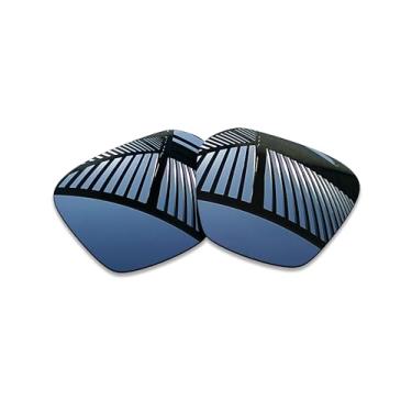 Imagem de MYCOURAG Lentes de reposição polarizadas com proteção UV para óculos de sol Oakley Briza OO9497 58 mm – Revestimento espelhado de titânio polarizado
