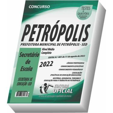 Imagem de Apostila Prefeitura De Petrópolis Rj - Secretário De Escola - Curso of