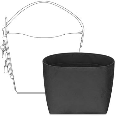 Imagem de FANJI Project Bolsa organizadora para bolsa LV All in BB, ajuste personalizado dentro de bolsa leve e resistente à água com zíper (preto fosco)