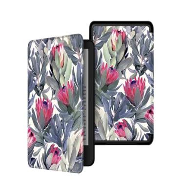 Imagem de Akacy Capa com padrão pintado para Kindle paperwhite de 15.2 cm 11 Geração (2022/2024, Modelos C2V2L3 e RS23CV). Capa traseira de borracha TPU de silicone flexível e fina, cantos reforçados (21)