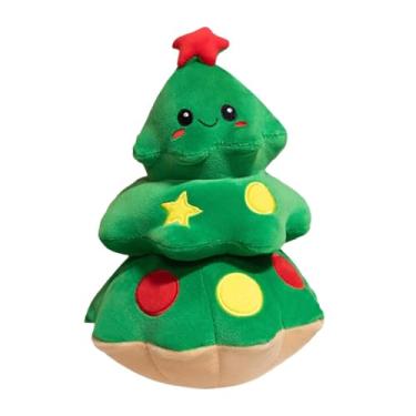 Imagem de Bichos de pelúcia de Natal,Boneca de Natal | Pelúcia decorativa de Natal de 9,84 polegadas - Pelúcias de animais, brinquedo de pelúcia, almofada de feliz Natal para todas as idades