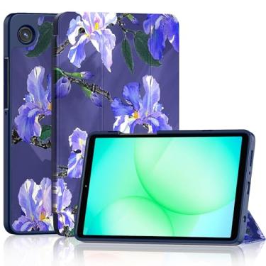 Imagem de Nova capa para Galaxy Tab A9+/A9 Plus 27.9 cm 2023, suporte de três dobras leve de ângulo duplo com capa traseira de TPU macio para tablet Tab A9 Plus (SM-X210/X216/X218), despertar/hibernar