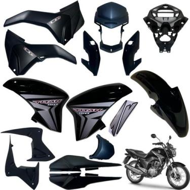 Imagem de Kit Carenagem Cg Titan 150 Modelo 2014 / 2015 Completo Já Adesivado - 