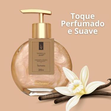 Imagem de Sabonete Líquido Vanilla Sweet Luxo Via Aroma 200ml Perfuma Hidrata Li
