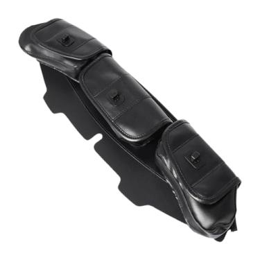 Imagem de Ysyqkn Bolsa para para- de Motocicleta, em PU, Prática E, Bolsa Multifuncional para Guardar Acessórios com 3 Bolsos.