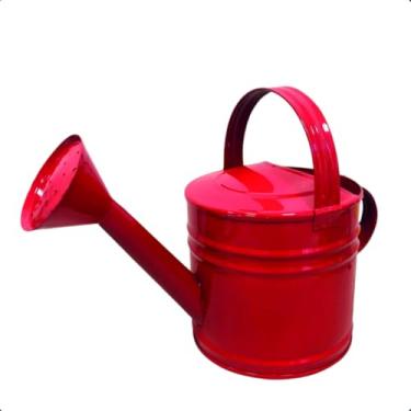 Imagem de Gotejador para plantas Regador para Jardim Plantas Horta Decorações Metal 3L(VERMELHO)