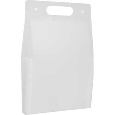 Imagem de Pasta Sanfonada Plástica, Polibras, A4, 12 Divisões, Vertical, Cristal