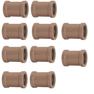 Imagem de Luva de Correr 20mm PVC Encanamento Conexão | Akato | Kit 10 Un