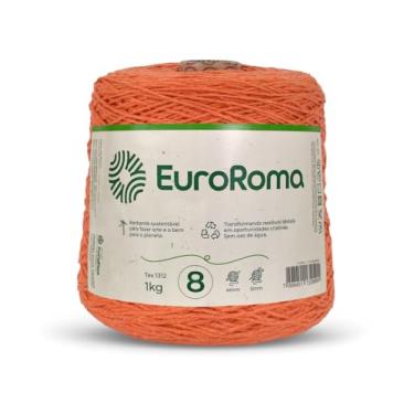 Imagem de Barbante Euroroma 8 Colorido 1Kg 4/8 com 762 metros - Laranja
