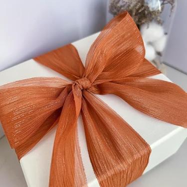 Imagem de Fita de organza transparente, fita de chiffon de 4,8 cm de largura, 5 metros/rolo para embrulho de presente, buquê de casamento, decoração de artesanato DIY - 1 rolo