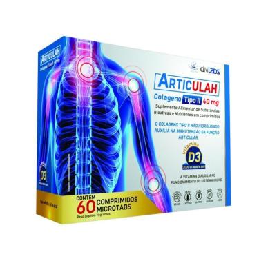 Imagem de Articulah Colágeno Tipo II + Vitamina D3 IDN Labs - Caixa Com 60 Comprimidos-Unissex
