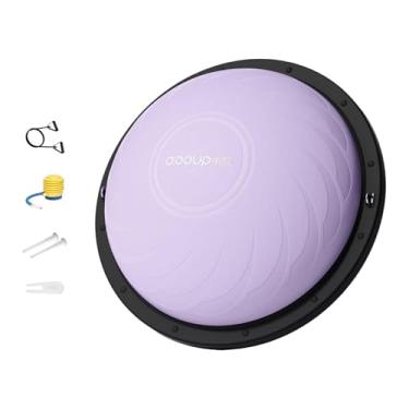Imagem de Pegciuho Bola de Equilíbrio, Bola de Exercícios, Equipamento Completo para Treinos em Casa E Pilates, Roxo, 58 Cm
