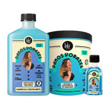 Imagem de Kit Lola Cosmétics Reconstrução Danos Vorazes - Shampoo e Máscara de R