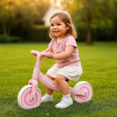 Imagem de Bicicleta De Equilíbrio Infantil Sem Pedal Rosa
