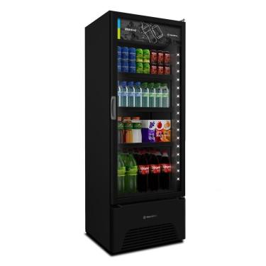 Imagem de Visa Cooler Refrigerador Expositor De Bebidas Vertical 2 A 8ºc 370l Vb40ah 220v All Black 220v