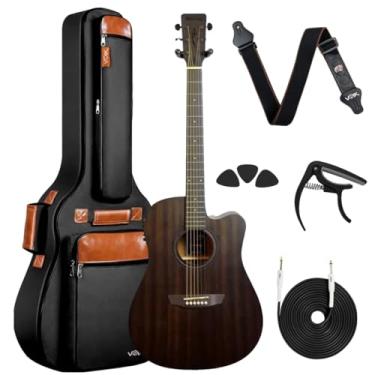 Imagem de Kit Violão Strinberg Elétrico Fs4d Folk Tos + Acessórios Voik