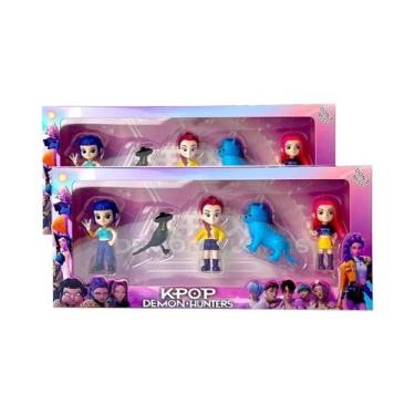 Imagem de Boneca Anime KPop Caçadora De Demônios Rumi Mira Zoi Máscara De Vinil 