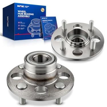 Imagem de KAX 2 x 513035 Rolamento de roda traseira e conjunto de cubo, adequado para Honda Civic 1985-1991/1993-2000, Civic del Sol 1993-1997, CRX 1988-1991, Wagovan 1986-1987, para Acura EL 1997-297 000, sem