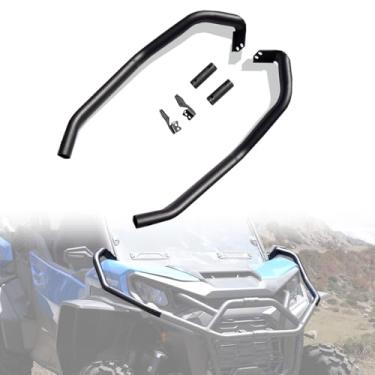 Imagem de HAKA TOUGH Para-choque de canto dianteiro para acessórios Can-Am Commander 2021-2024, protetor de para-choque frontal de aço resistente para Commander MAX 21-24, substitui #715006807, 1 par
