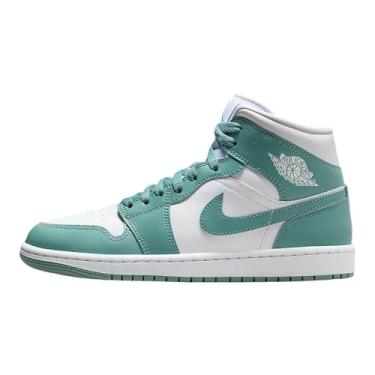Imagem de Tênis feminino Air Jordan 1 Mid (branco/canhão), Branco/canhão, 42
