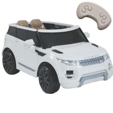 Imagem de Carro Eletrico Biemme Car One LR Land Rover Branco 12V CR