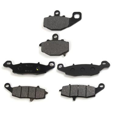 Imagem de Arashi Pastilhas de freio dianteiras traseiras para Kawasaki Z750S 2005-2007, Z750 2004-2005, KLE Versy-s 650 2007-2014, GPZ1100 95-98, ER6N ER-6N 2012-2015, ER6F ER-6N F 2006 -2011, Peças de