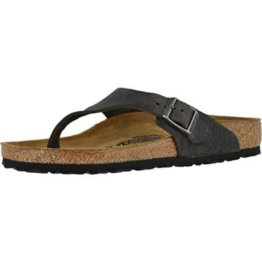 Imagem de Sandália Masculina Birkenstock Como, Camberra Iron Oiled Leather, 7-7.5
