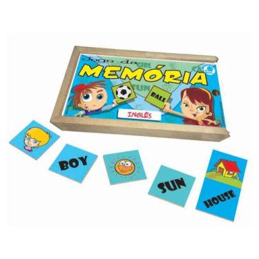 Imagem de Jogo da Memória Infantil Inglês - Simque