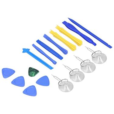 Imagem de ZJchao Ferramentas de Desmontagem, Kit de Ventosa Spudger de Barra de Alavanca Triangular de Metal Plástico para Reparo de Eletrônicos, Sem Danos, Superfície Lisa para Telefones,