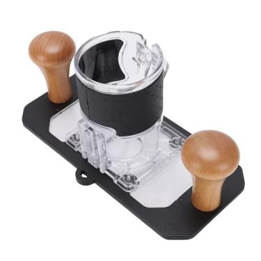 Imagem de WALFRONT Tampa de Proteção Transparente para Máquina de Corte e Base de Roteador, Base de Ferramenta de Marcenaria para Aparadores de 63,5-65 Mm Com Entalhe e Gravação Precisos