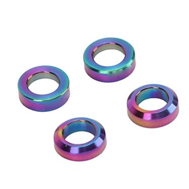 Imagem de Generic Espaçador de Pinça de Freio para Mountain Bike, Liga de Titânio de Alta Qualidade, Leve, Artesanato Fino para Substituição Diy, 4 Peças para Ciclistas (Cor)