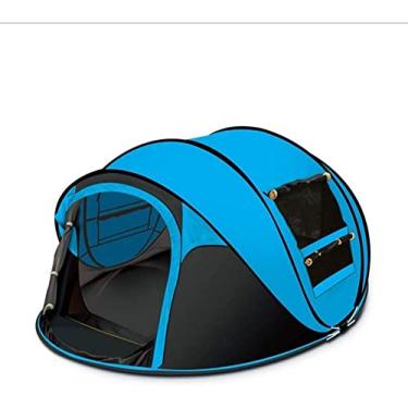 Imagem de AkosOL Barraca de quarto à prova d'água e resistente a UV 3-4 pessoas durável e fácil de instalar barraca adequada para jardim familiar/acampamento/pesca/praia lindo cenário esperançoso