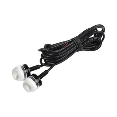 Imagem de Luz Traseira LED 12V Para Motocicleta, 2 Peças, Lâmpada Olho De Águia,