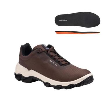 Imagem de Sapato de Segurança Hybrid Move Brown Estival - Marrom - Biqueira PVC 