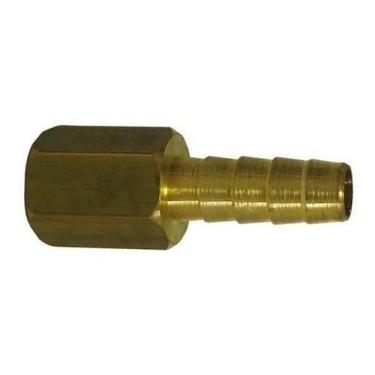 Imagem de 1pc X Espigão Fixo Fêmea Rosca 3/8 X Mangueira 5/16  Latão - Mecapar