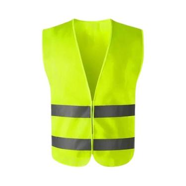 Imagem de Colete De Segurança Refletivo Ajustável De Alta Visibilidade Para Corr