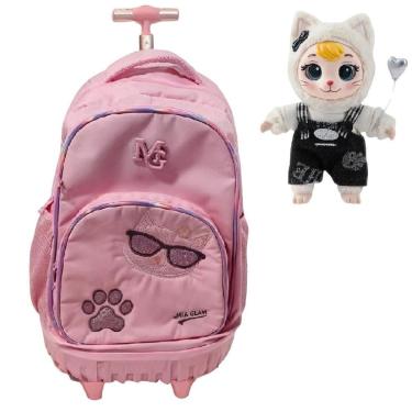 Imagem de MOCHILA MIA GLAM RODINHA REF M26038 COM CHAVEIRO AURORA-Feminino