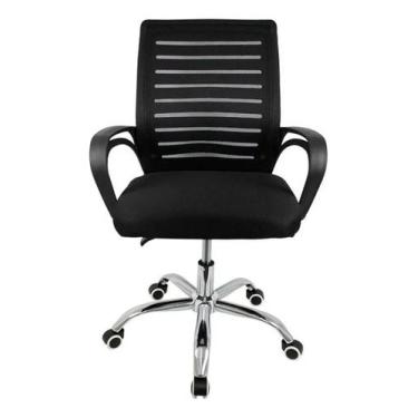 Imagem de Cadeira Home Office Executiva Ergonômica Preta Com Braço - Vetrazi, Pr