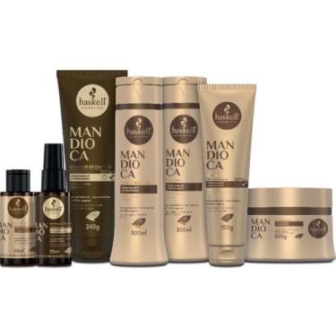 Imagem de Kit Haskell Mandioca Completo Haskell  Crescimento e Hidratação  7 Pro