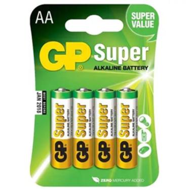 Imagem de Pilha GP Super AA 1.5V Alcalina Blister com 4 unid